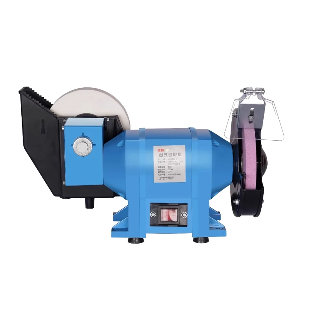 Многофункциональный шлифовальный станок с двумя кругами для мастерской, шлифовальный станок с двойным кругом «сделай сам», шлифовальный станок для влажной и сухой уборки, точилка для ножей
Многофункциональный шлифовальный станок с двумя кругами для мастерской, шлифовальный станок с двойным кругом «сделай сам», шлифовальный станок для влажной и сухой уборки, точилка для ножей