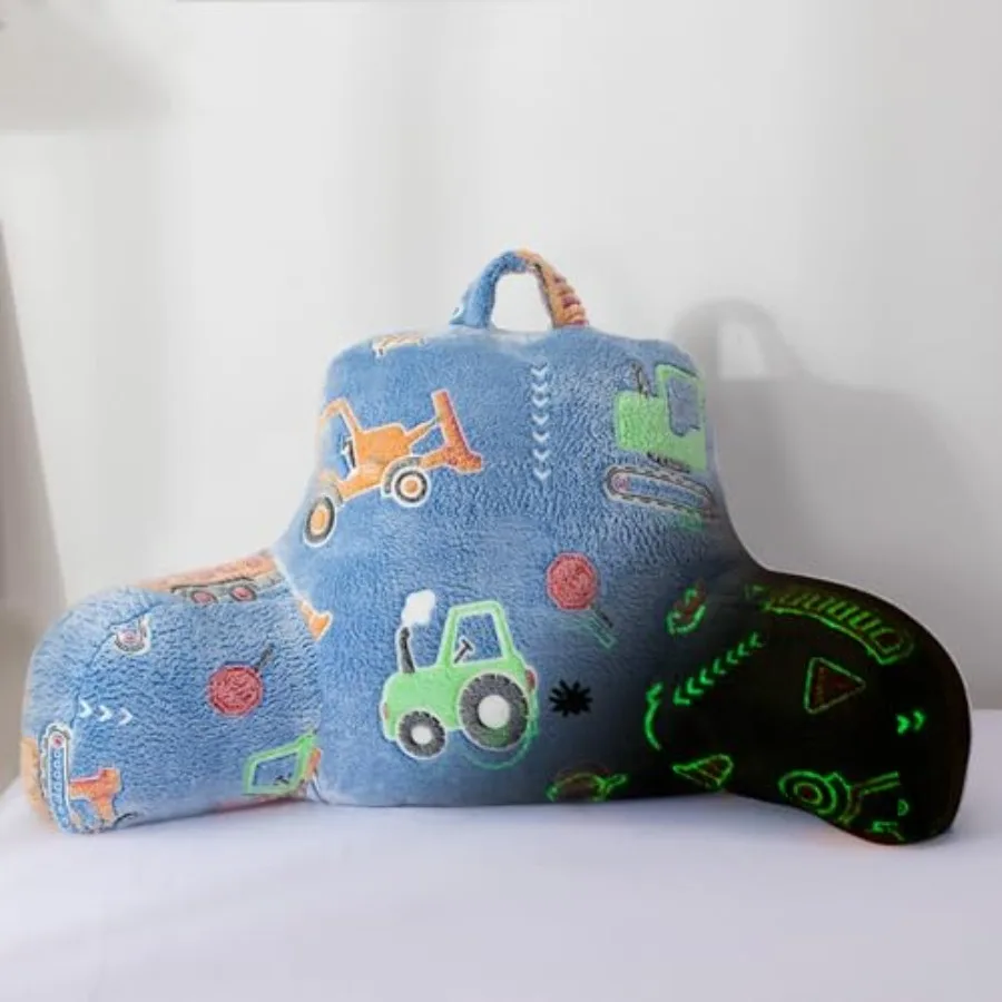 Construction Truck Vehicles Reading Pillow Glow in The Dark Bed Rest Wedge Glow Backrest Pillow Car Print with Arms Back Suppor
Construction Truck Vehicles Reading Pillow Glow in The Dark Bed Rest Wedge Glow Backrest Pillow Car Print with Arms Back Suppor