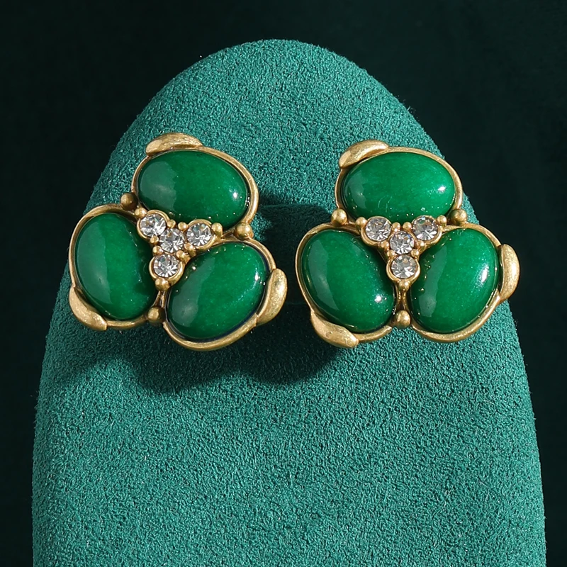 Vintage Green Agate Egg Earrings Natural Stone For Woman Antique Jewelry Gold Color Luxury Designer Brand High Quality Gift
Vintage Green Agate Egg Earrings Natural Stone For Woman Antique Jewelry Gold Color Luxury Designer Brand High Quality Gift