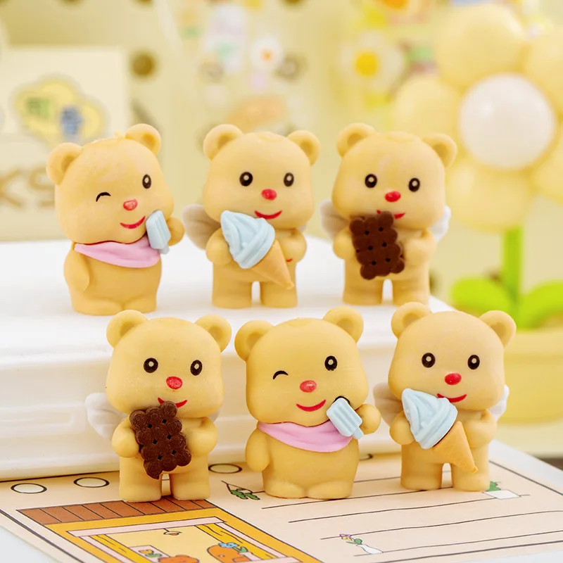 30 Pcs Creative Cute Ice Cream Yellow Bear Pencil Rubber Eraser/ Learning Stationery/ Children Student School Prize Gift
30 Pcs Creative Cute Ice Cream Yellow Bear Pencil Rubber Eraser/ Learning Stationery/ Children Student School Prize Gift