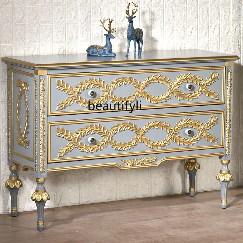 Living Room Solid Wood Vintage Distressed TV Cabinet Bedside Storage Sideboard Entryway Chest of Drawers
Living Room Solid Wood Vintage Distressed TV Cabinet Bedside Storage Sideboard Entryway Chest of Drawers