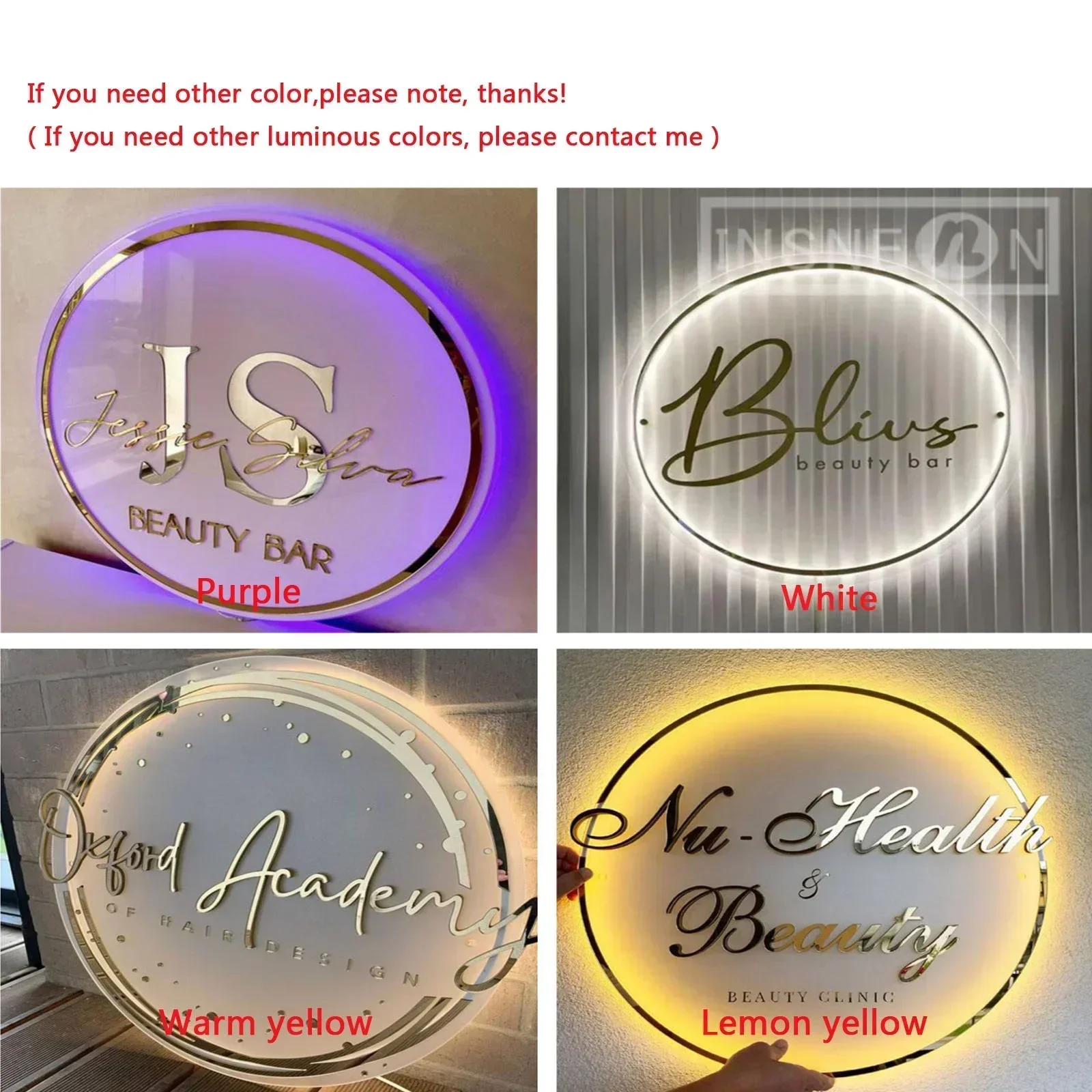 Custom Nail Salon Art LED Signs Acrylic 3D Metal Pattern Letter Neon Sign Birthday Gifts Wall Decor Party Custom Luminous Signs
Custom Nail Salon Art LED Signs Acrylic 3D Metal Pattern Letter Neon Sign Birthday Gifts Wall Decor Party Custom Luminous Signs