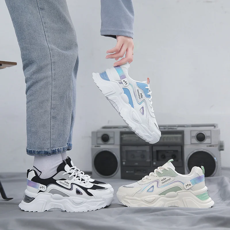 2022 New Women Sneakers Platform Running Sports Shoes Casual Height Increasing Female Flats Breathable White Wedges Shoes
2022 New Women Sneakers Platform Running Sports Shoes Casual Height Increasing Female Flats Breathable White Wedges Shoes