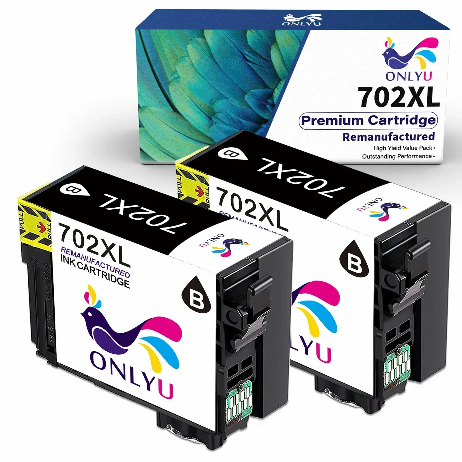 2 упаковки T702XL картридж с черными чернилами для Epson 702 Workforce WF-3720 WF-3730 WF-3733
2 упаковки T702XL картридж с черными чернилами для Epson 702 Workforce WF-3720 WF-3730 WF-3733