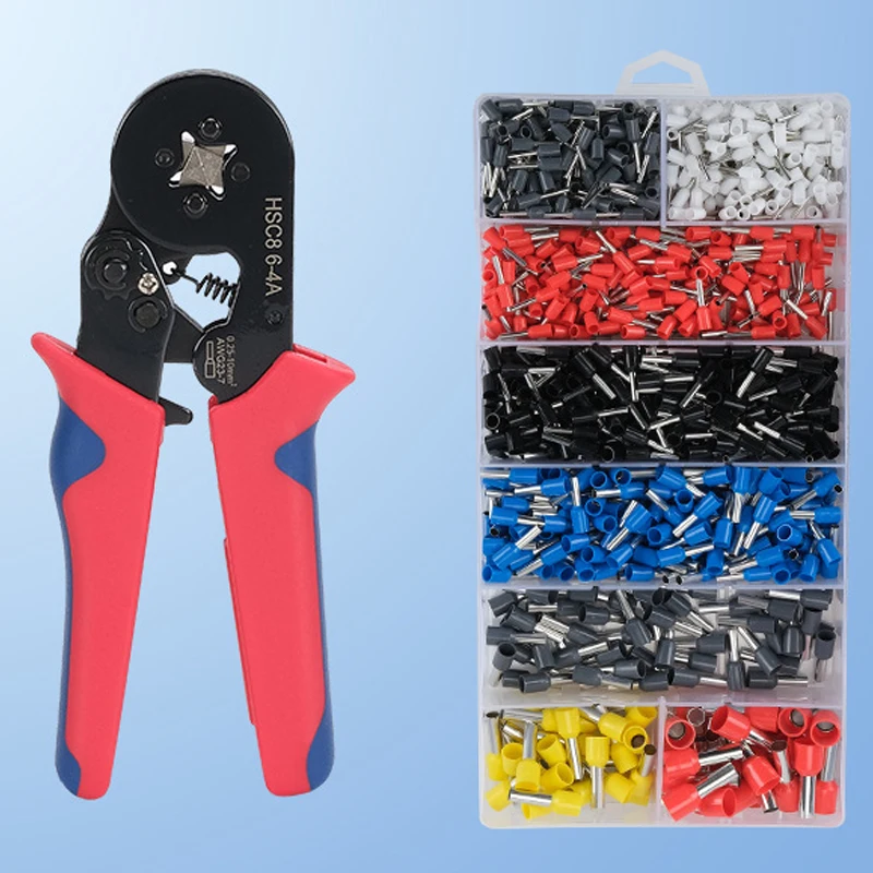 Crimping pliers tool set, with 1200PCS wiring terminals, electrician terminal crimper, toolbox set
Crimping pliers tool set, with 1200PCS wiring terminals, electrician terminal crimper, toolbox set