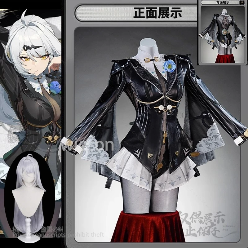 Yixuan Cosplay Costuem Game Zenless Zone Zero Wig Coat Jumpsuit Headwear Trails of Ink Sexy Full Set Handmade Costume Halloween
Yixuan Cosplay Costuem Game Zenless Zone Zero Wig Coat Jumpsuit Headwear Trails of Ink Sexy Full Set Handmade Costume Halloween