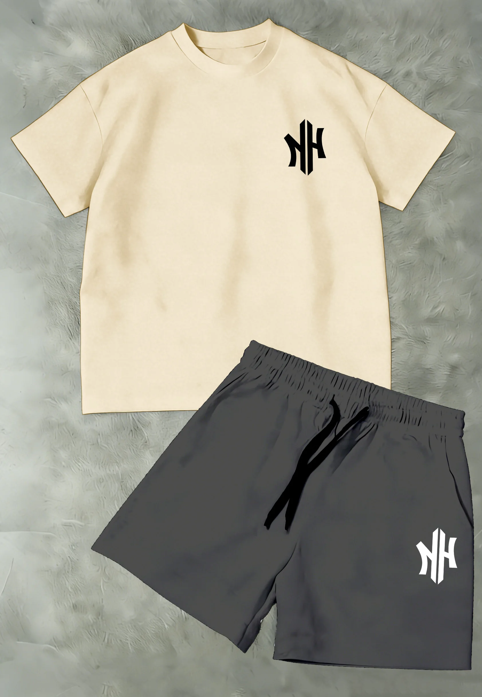 Men's Casual Summer Outfit, Green Printed T-Shirt + Black Shorts, Versatile for Daily, Festivals & Street Style
Men's Casual Summer Outfit, Green Printed T-Shirt + Black Shorts, Versatile for Daily, Festivals & Street Style