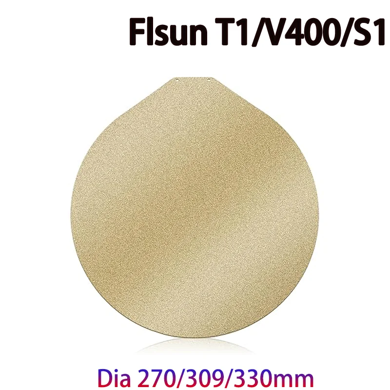Flsun PEI Build Plate Dia 215/270/309/330mm Double Side High Quality Textured PEI Spring Steel Sheet Magnetic Platform
Flsun PEI Build Plate Dia 215/270/309/330mm Double Side High Quality Textured PEI Spring Steel Sheet Magnetic Platform