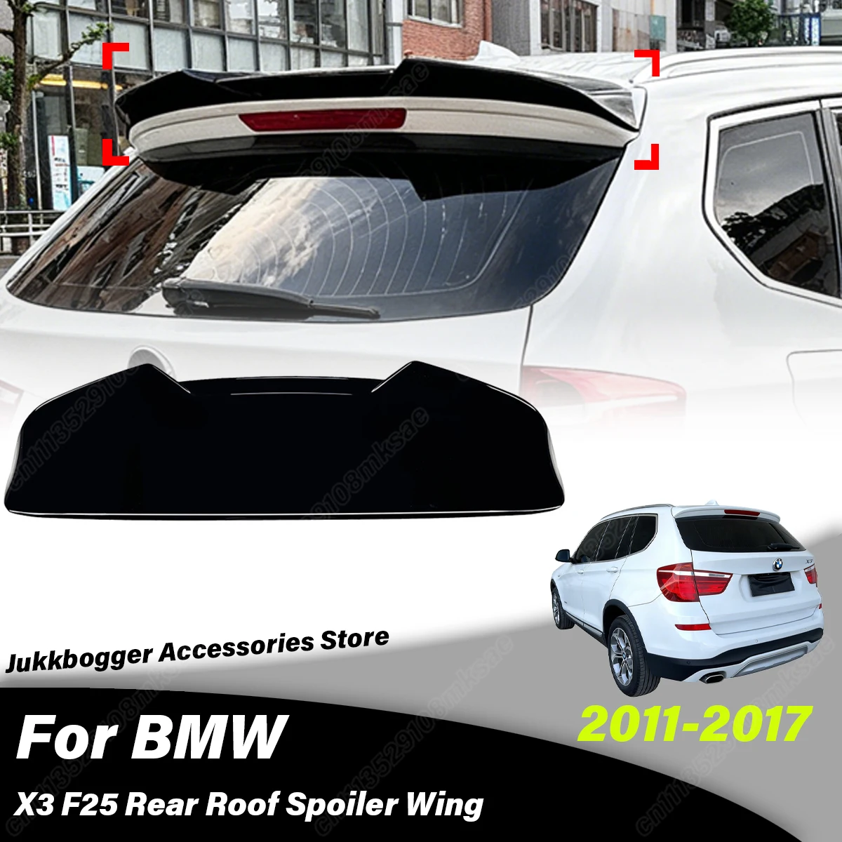 For BMW X3 F25 2011 2012 2013 2014 2015 2016 2017 Automobile Rear Roof Spoiler Board Tail Fixed Wing Decoration Accessories Kit
For BMW X3 F25 2011 2012 2013 2014 2015 2016 2017 Automobile Rear Roof Spoiler Board Tail Fixed Wing Decoration Accessories Kit