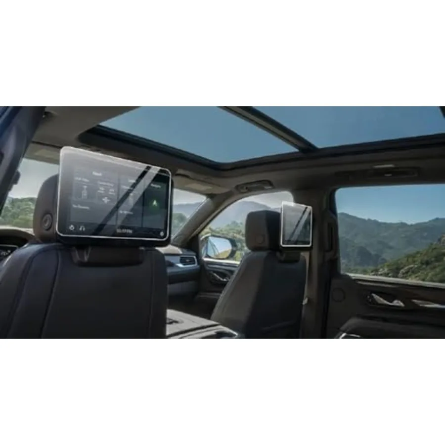 Tempered Glass Screen Protector for Cadillac Escalade Accessories 2021-2026 Dual 12.6 Rear-Seat Media Screens 2-Pack Anti-Scrat
Tempered Glass Screen Protector for Cadillac Escalade Accessories 2021-2026 Dual 12.6 Rear-Seat Media Screens 2-Pack Anti-Scrat