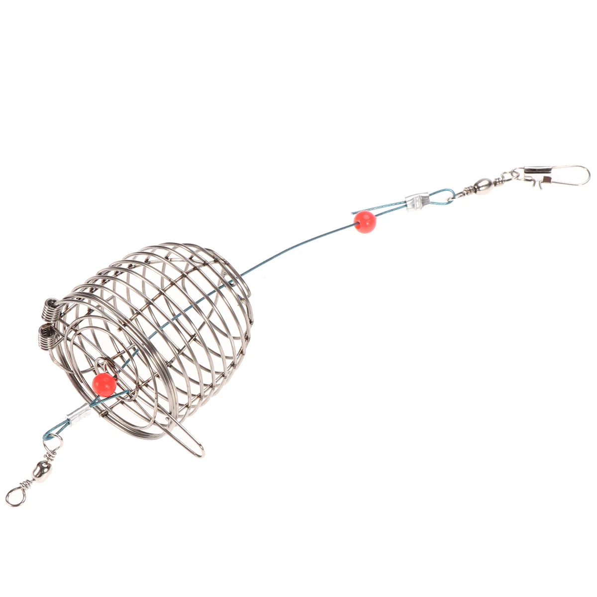 5 PCS Stainless Steel Fishing Bait Cage Lure Cage Bait Fishing Trap Basket Feeder Holder Fishing Tackle - Size S
5 PCS Stainless Steel Fishing Bait Cage Lure Cage Bait Fishing Trap Basket Feeder Holder Fishing Tackle - Size S