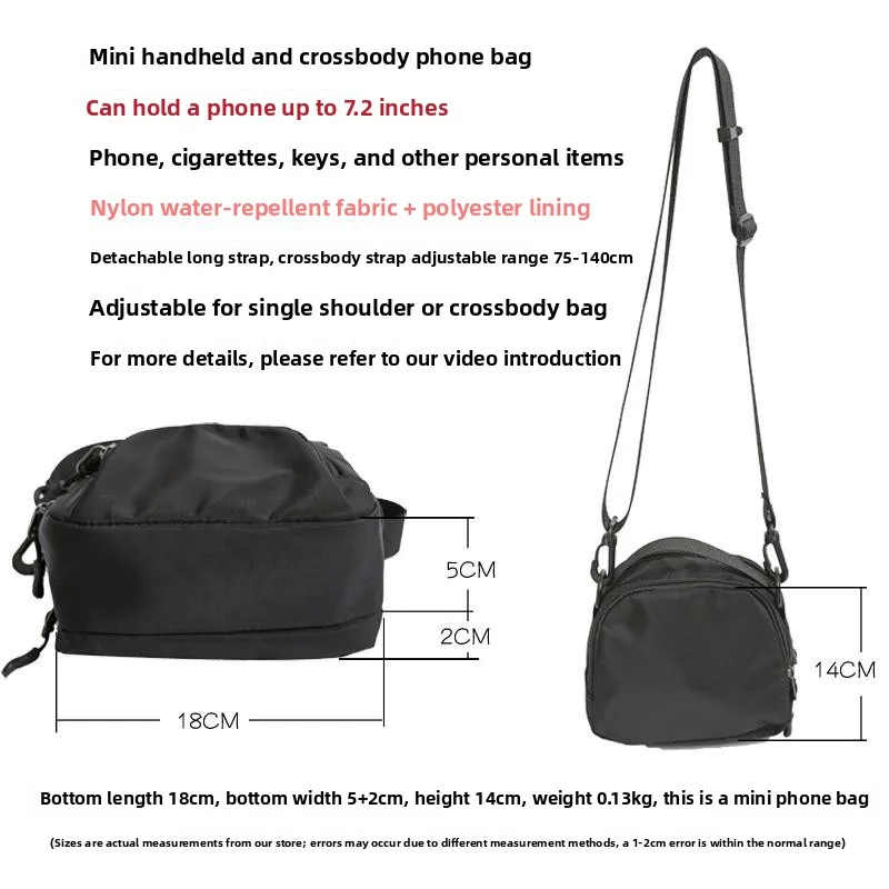 Crossbody oulder Bag for Men Mobile Phone Bag Faionable Dance Bag Casual Sle Soft Handle Polyester Zipper C...
Crossbody oulder Bag for Men Mobile Phone Bag Faionable Dance Bag Casual Sle Soft Handle Polyester Zipper C...