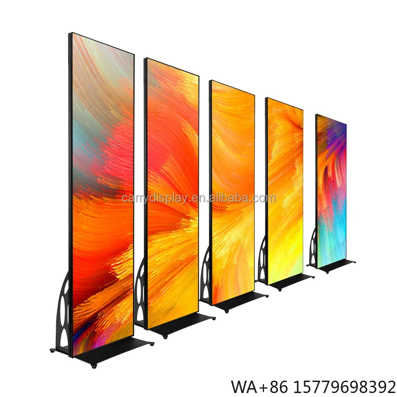 2025 New Design Full Color HD P1.86 P2 P2.5 P3 P4 LED Digital Poster Stand Screen Indoor Outdoor
2025 New Design Full Color HD P1.86 P2 P2.5 P3 P4 LED Digital Poster Stand Screen Indoor Outdoor