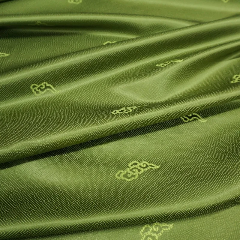 1meter Song Brocade Fabric Chinese Style Jacquard Cloth Olive Green Solid Texture Ruyi Pattern Elegant DIY Dressmaking Material
1meter Song Brocade Fabric Chinese Style Jacquard Cloth Olive Green Solid Texture Ruyi Pattern Elegant DIY Dressmaking Material