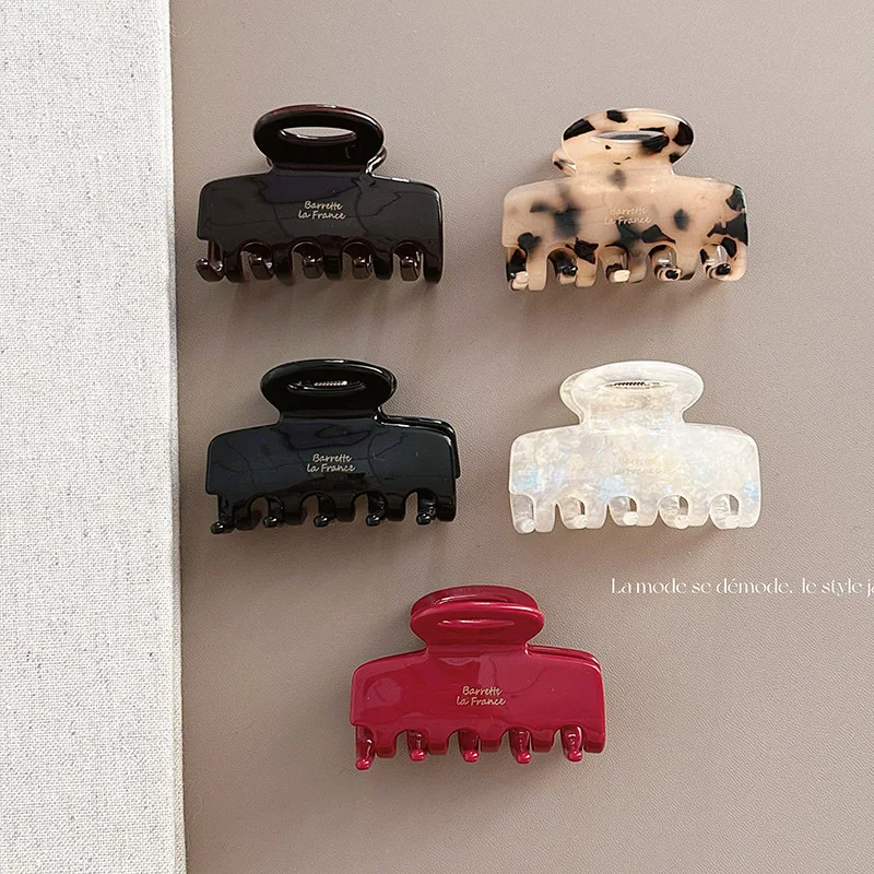 New Acetate Hair Claw Clips Clamps Grab Medium Size Shark Clip Sweet Women Hair Accessories
New Acetate Hair Claw Clips Clamps Grab Medium Size Shark Clip Sweet Women Hair Accessories