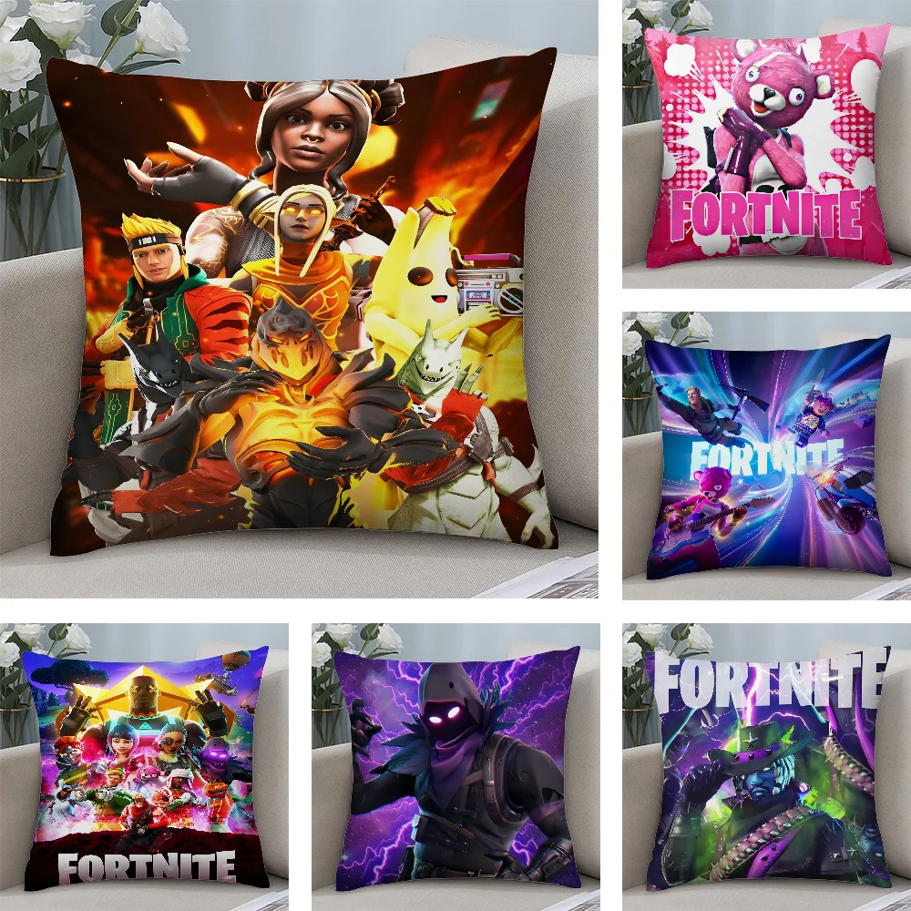 Hot Game F-FORTNITES Pillow Case Short Plush Pillow Covers Sofa Decorative Gift Home Double-sided Printing Cushion Cover
Hot Game F-FORTNITES Pillow Case Short Plush Pillow Covers Sofa Decorative Gift Home Double-sided Printing Cushion Cover