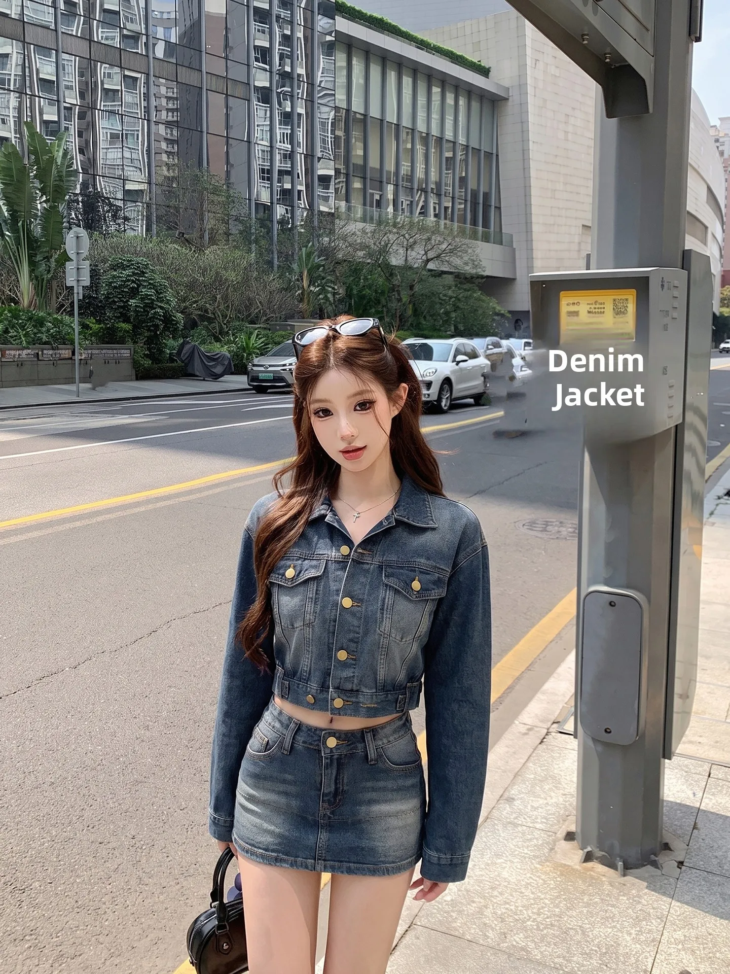 Washed Vintage Blue Denim Jacket Women's Summer Hong Kong Style Retro Set Skirt Pants Short Skirt Two Piece Set
Washed Vintage Blue Denim Jacket Women's Summer Hong Kong Style Retro Set Skirt Pants Short Skirt Two Piece Set