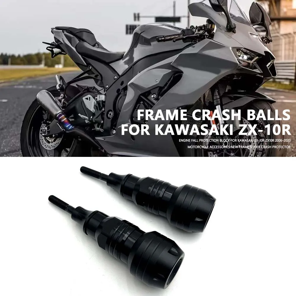 Для Kawasaki ZX10R 2006-2020 модификация шарика против падения-аксессуары для мотоциклов, защита от столкновений двигателя, алюминиевые шарики от столкновений
Для Kawasaki ZX10R 2006-2020 модификация шарика против падения-аксессуары для мотоциклов, защита от столкновений двигателя, алюминиевые шарики от столкновений