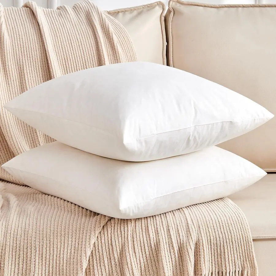 Feather Down Throw Pillow Inserts 28x28 Inch, Set of 2 100 Cotton Shell, Filling of Feathers amp Memory Foam, Euro Square Decora
Feather Down Throw Pillow Inserts 28x28 Inch, Set of 2 100 Cotton Shell, Filling of Feathers amp Memory Foam, Euro Square Decora