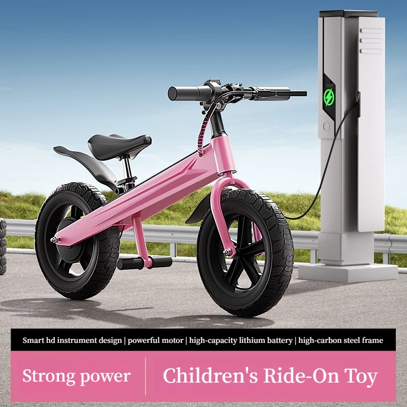 Kids Electric Ride-On Toy Balance Bike with Auxiliary Wheels Sports Toys Kids Electric Bicycle LCD Display Outdoor Play Toys
Kids Electric Ride-On Toy Balance Bike with Auxiliary Wheels Sports Toys Kids Electric Bicycle LCD Display Outdoor Play Toys