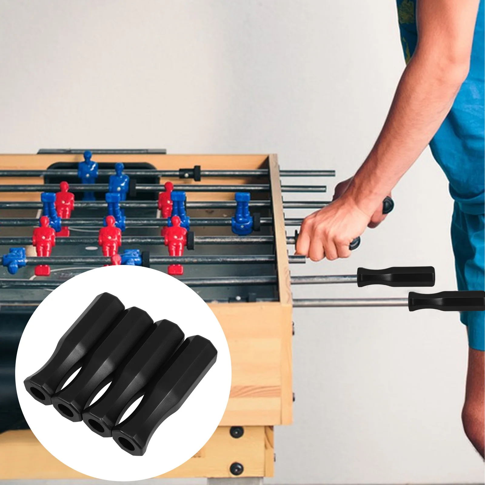 4Pcs Plastic Foosball Octagonal Handles Replacement Football Table Grip Ergonomic Black Foosball Accessories Football Table Grip
4Pcs Plastic Foosball Octagonal Handles Replacement Football Table Grip Ergonomic Black Foosball Accessories Football Table Grip
