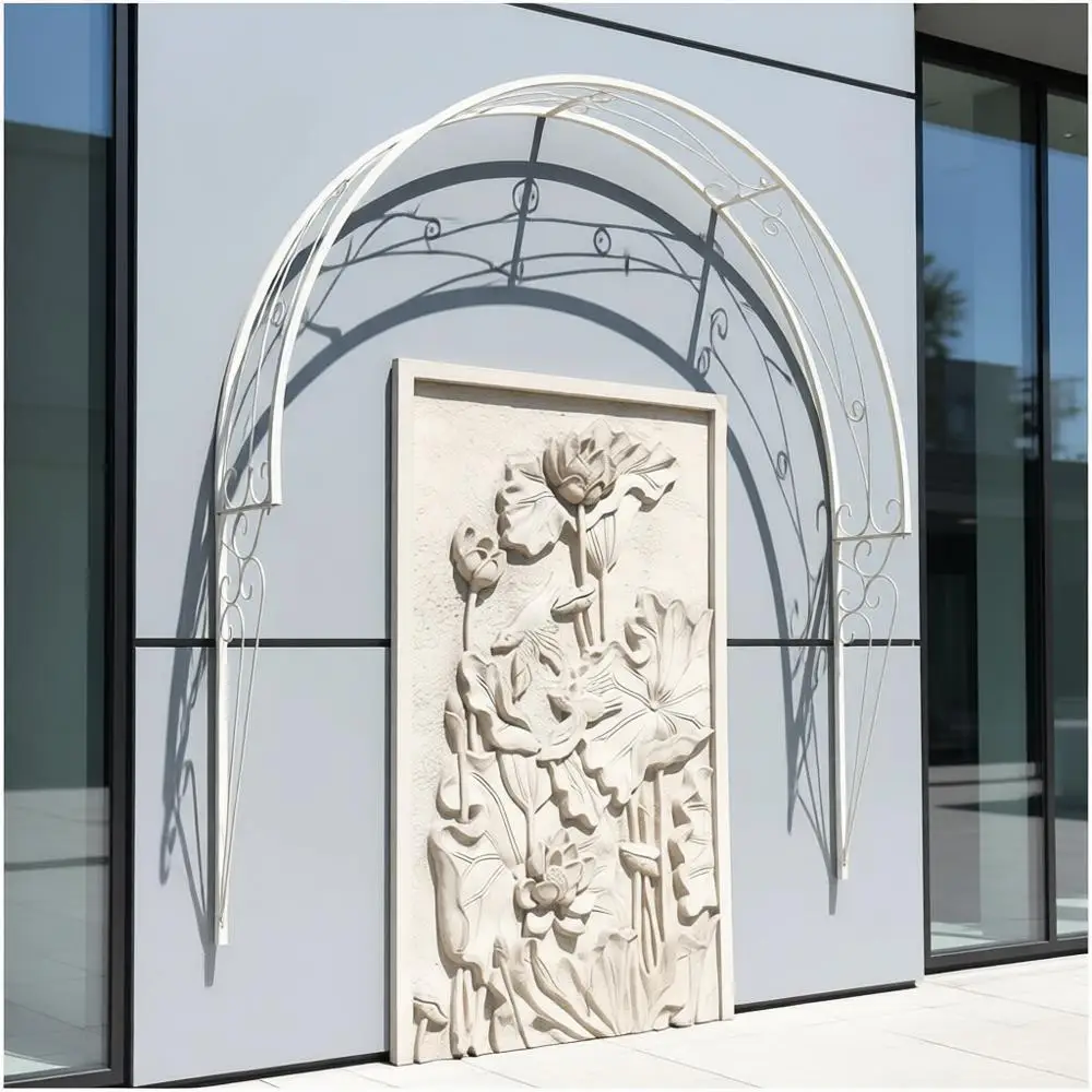 Wall Mounted Garden Arch Trellisfor Climbing Plants,Metal Semi-Circular Garden Arbour Pergola Archwayfor Window Doors
Wall Mounted Garden Arch Trellisfor Climbing Plants,Metal Semi-Circular Garden Arbour Pergola Archwayfor Window Doors