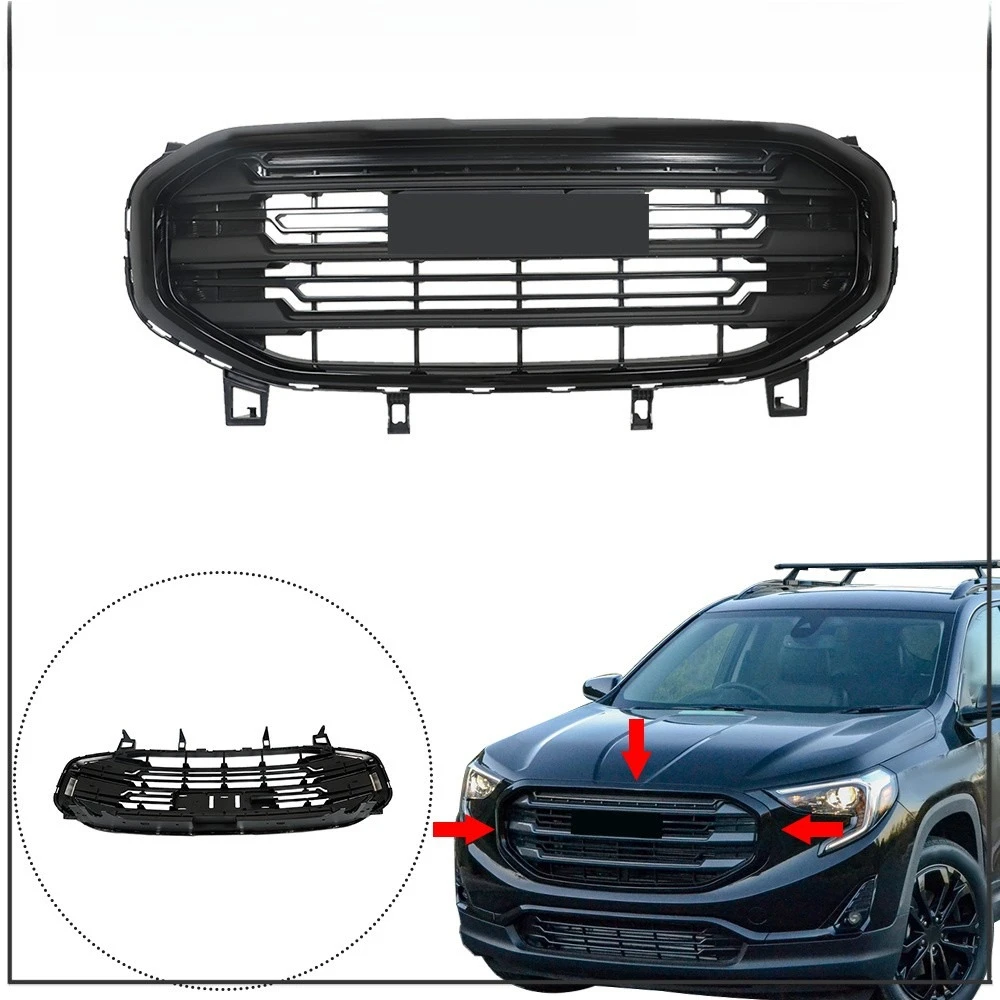 For GMC Terrain 2018-2021 Front Bumper Upper Grille Grill Glossy Black Plastic
For GMC Terrain 2018-2021 Front Bumper Upper Grille Grill Glossy Black Plastic