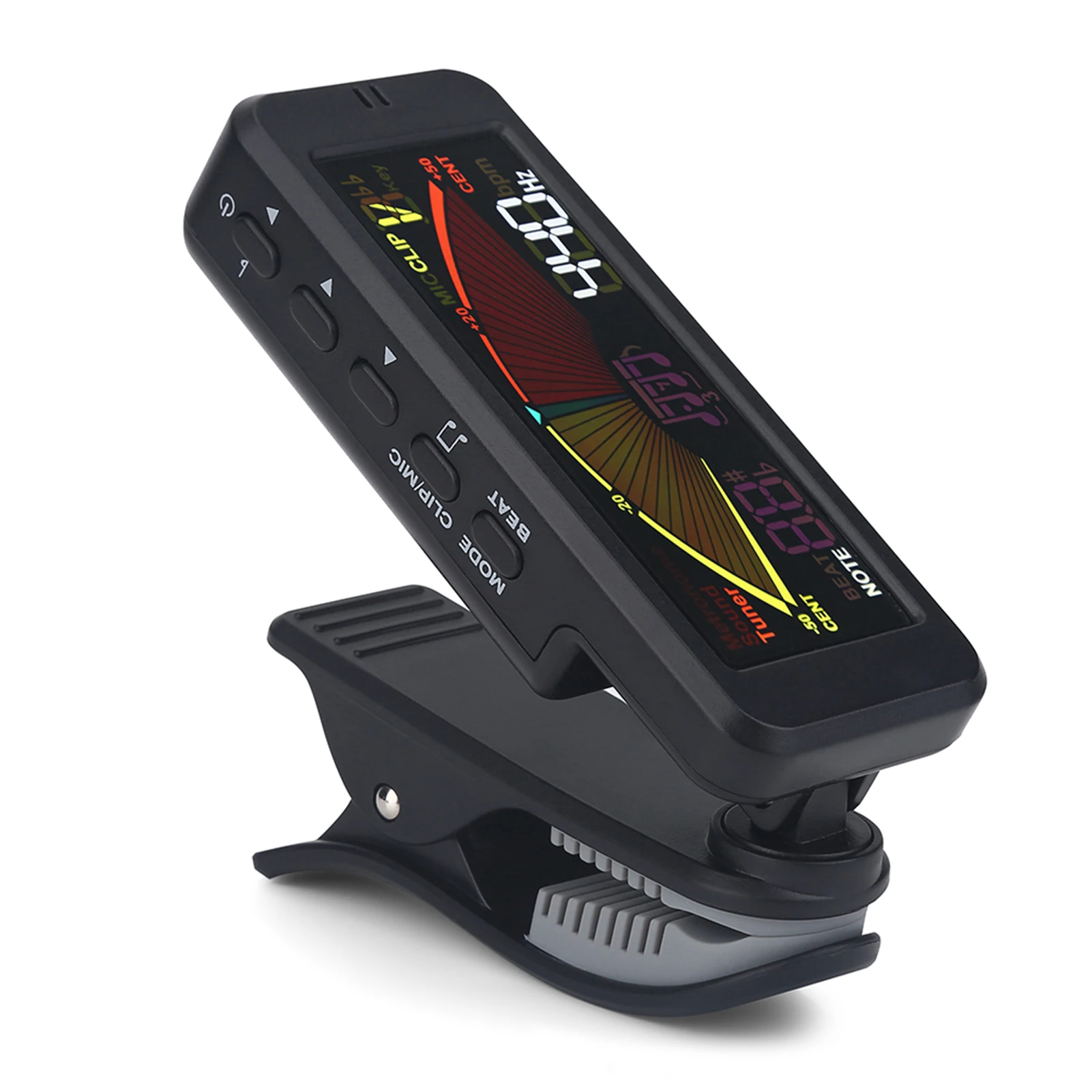 Clip on Guitar Tuner Flanger FMT-209 Digital Tuner with Clip Mount for Chromatic Guitar Bass Ukulele Violin Tuner and Metronome
Clip on Guitar Tuner Flanger FMT-209 Digital Tuner with Clip Mount for Chromatic Guitar Bass Ukulele Violin Tuner and Metronome
