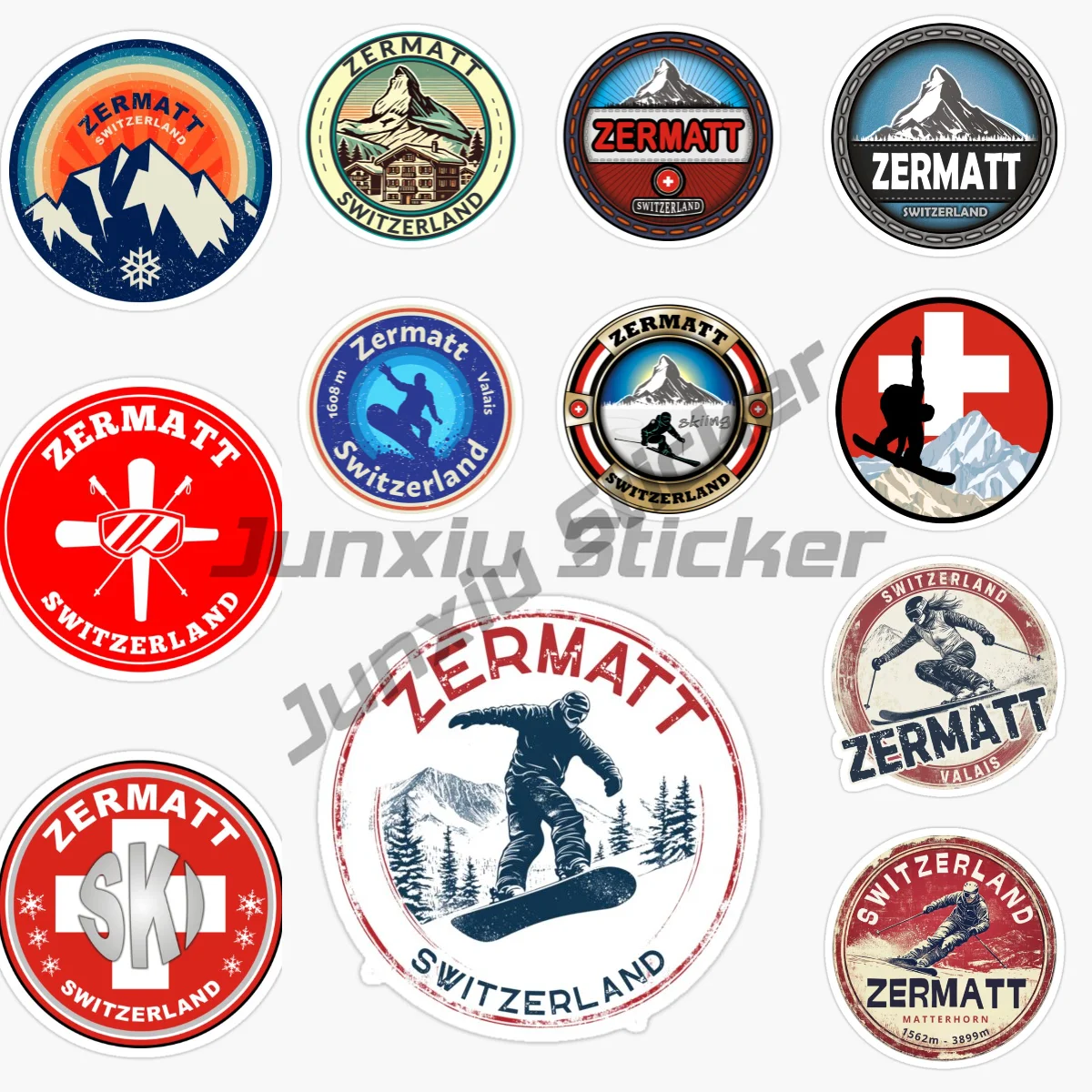 Zermatt Switzerland Car Sticker Bumper Window Rear Windshield Laptop Styling Fashion Waterproof Cover Scratches Decoration Decal
Zermatt Switzerland Car Sticker Bumper Window Rear Windshield Laptop Styling Fashion Waterproof Cover Scratches Decoration Decal