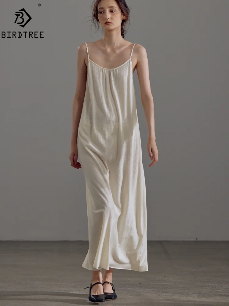 BirdTree, 50%Sheep Wool Sling Nightgown, Women Solid Spaghetti Strap, Sexy Elegant Retro Pajama Dress, 2024 Summer New P45479QM
BirdTree, 50%Sheep Wool Sling Nightgown, Women Solid Spaghetti Strap, Sexy Elegant Retro Pajama Dress, 2024 Summer New P45479QM