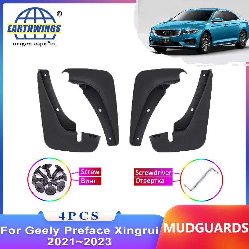 Mudflap For Geely Preface Xingrui 2021~2023 New Mudguard Front Rear Fender Car Styling Accessorie Upgrade Version Four Piece Set
Mudflap For Geely Preface Xingrui 2021~2023 New Mudguard Front Rear Fender Car Styling Accessorie Upgrade Version Four Piece Set
