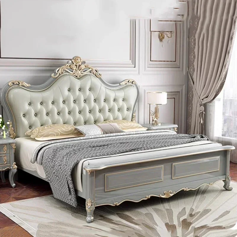 Vintage Modern Bed Multifonction Nordic Unique Queen French Bed Lounge Woode Headboard Camas Matrimonial Bedroom Furniture
Vintage Modern Bed Multifonction Nordic Unique Queen French Bed Lounge Woode Headboard Camas Matrimonial Bedroom Furniture