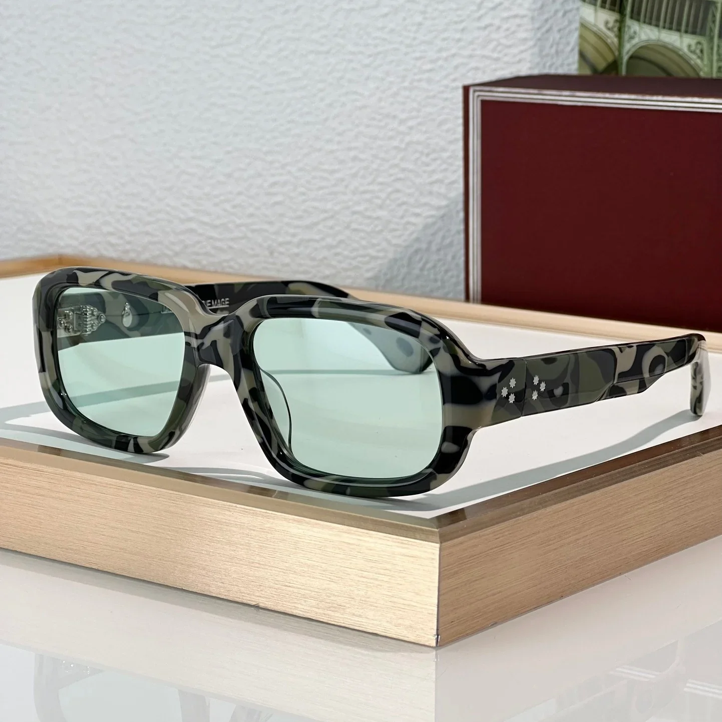 JM NAKAHIRA 55-19 Top Quality Sunglasses for Men Classic Women Luxury Designer Fashion sun glasses UV400 With box
JM NAKAHIRA 55-19 Top Quality Sunglasses for Men Classic Women Luxury Designer Fashion sun glasses UV400 With box