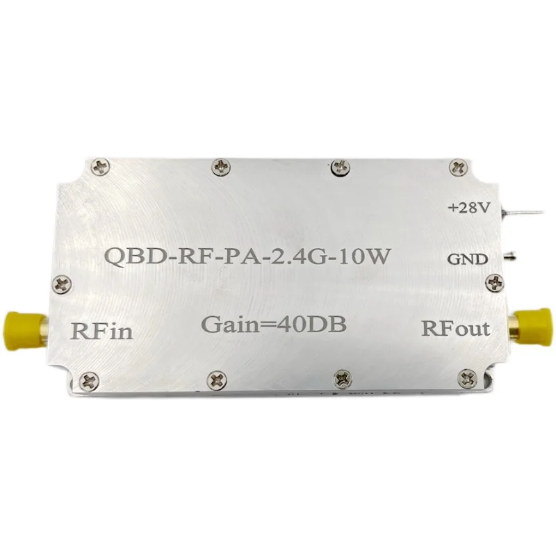 10W 2.4-2.5GHz RF Power Amplifier 40dBm 10W Amplifier Amp GPS Beidou with Heat Sink
10W 2.4-2.5GHz RF Power Amplifier 40dBm 10W Amplifier Amp GPS Beidou with Heat Sink