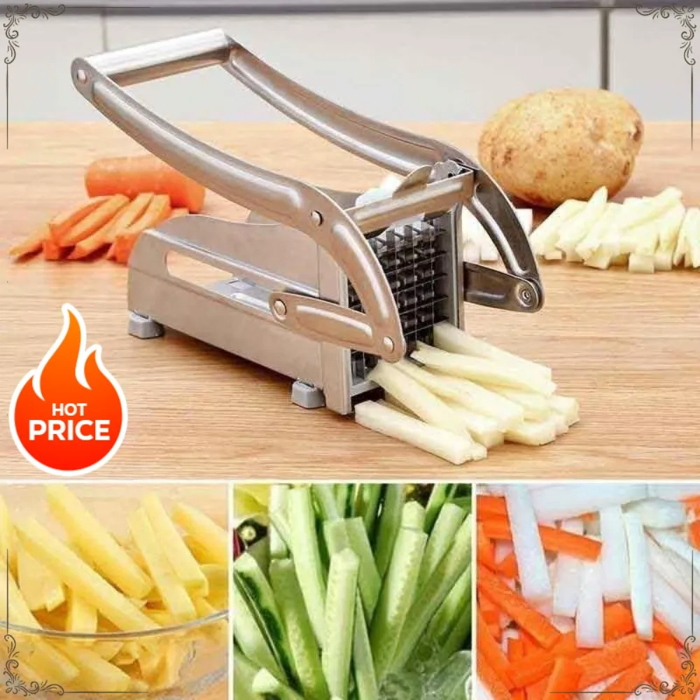 Multi-Function Stainless Steel Potato Cutter for Home Use Manual Press-Style Cucumber Slicer
Multi-Function Stainless Steel Potato Cutter for Home Use Manual Press-Style Cucumber Slicer