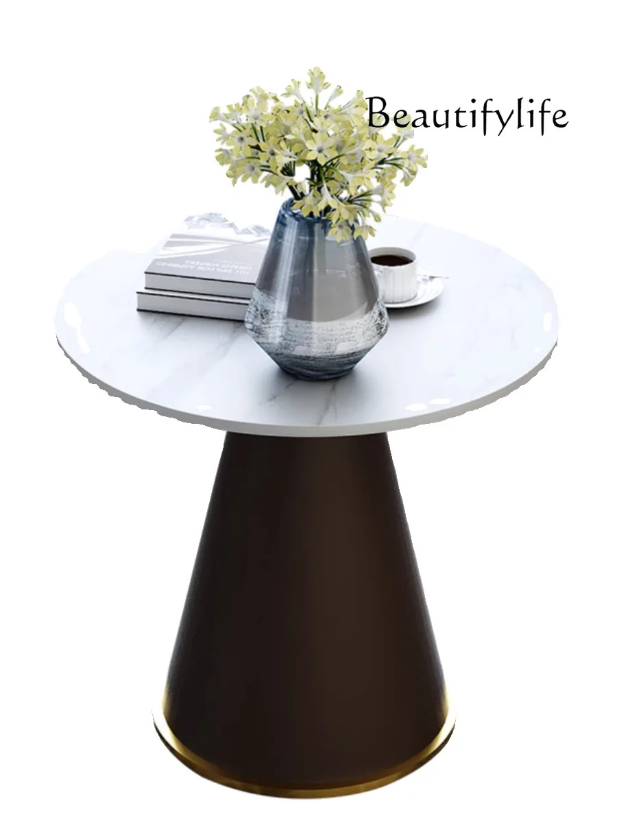 Nordic light luxury rock slab creative side table simple small coffee table modern living room balcony round table
Nordic light luxury rock slab creative side table simple small coffee table modern living room balcony round table