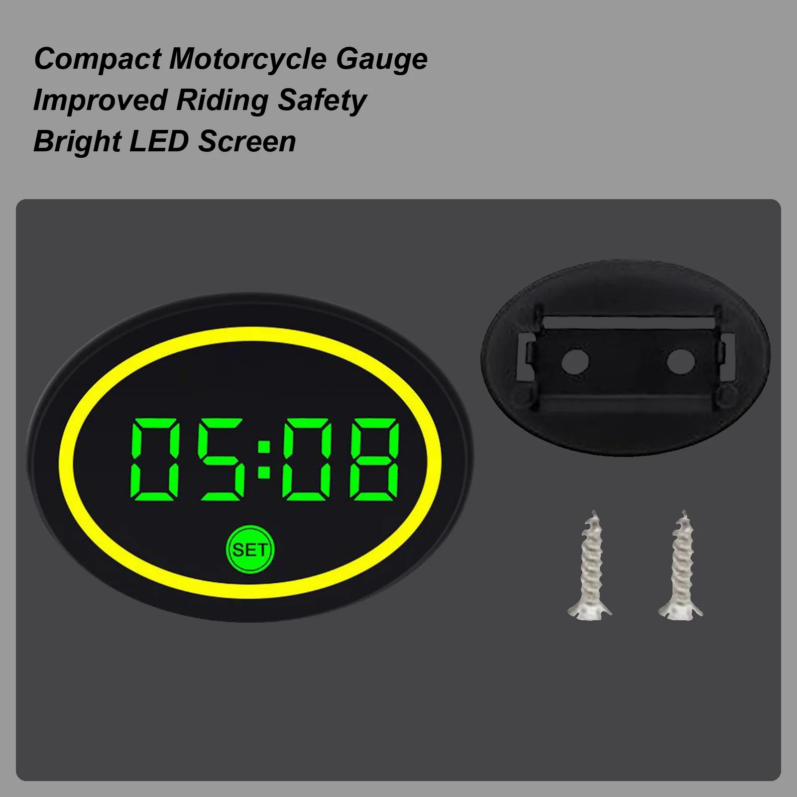 Motorcycle Digital Clock LED Display Small Motorbike Voltage Temperature Meter For Women Teens Cycling Enthusiasts Commuting
Motorcycle Digital Clock LED Display Small Motorbike Voltage Temperature Meter For Women Teens Cycling Enthusiasts Commuting