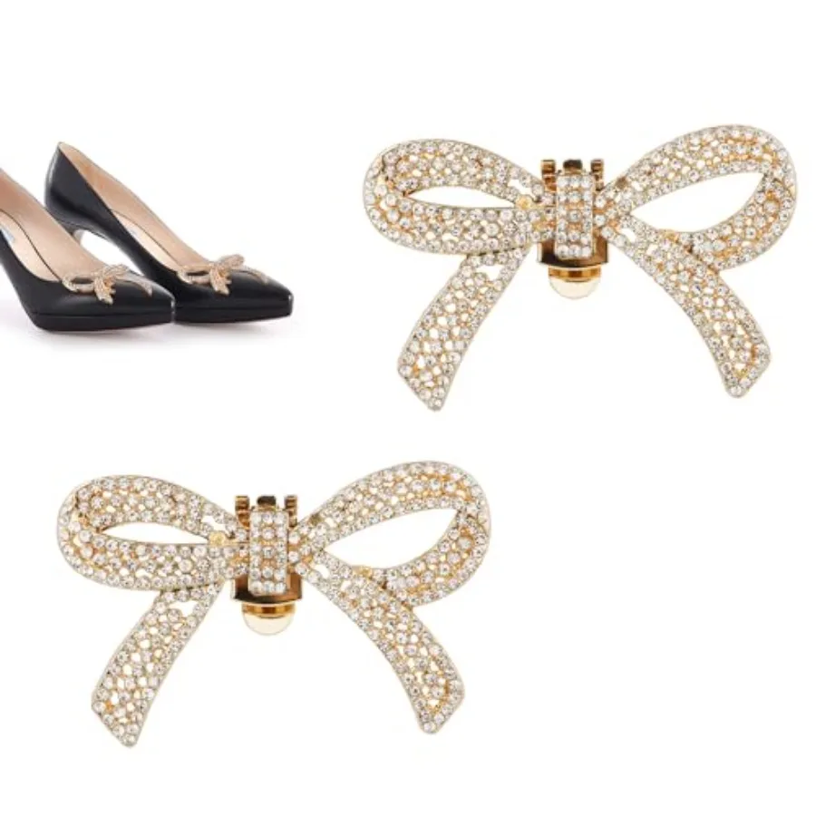 lasuroa 2pcs Rhinestone Shoe Clips, Detachable Crystal Buckle Shoe Clips for Women Elegant Bow Clips for Heels Shoe Charms Clip
lasuroa 2pcs Rhinestone Shoe Clips, Detachable Crystal Buckle Shoe Clips for Women Elegant Bow Clips for Heels Shoe Charms Clip