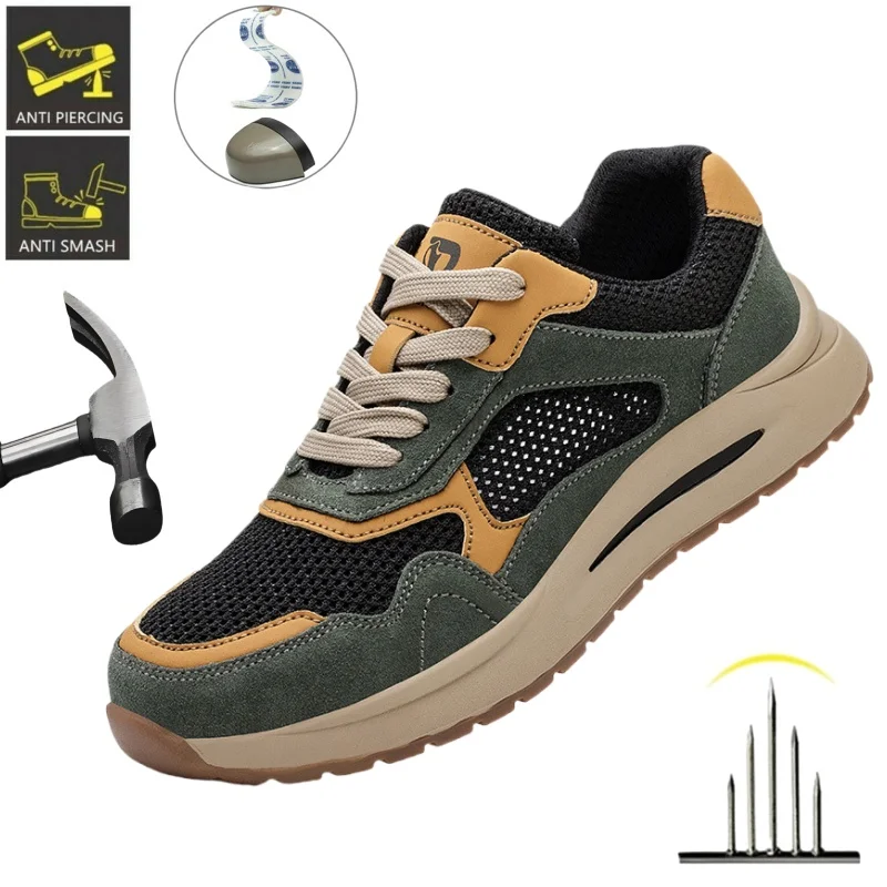 Summer Hollow Out Safety Shoes Men Work Steel Toe Caps Male Indestructible Protective Shoes Breathable Security Footwear
Summer Hollow Out Safety Shoes Men Work Steel Toe Caps Male Indestructible Protective Shoes Breathable Security Footwear