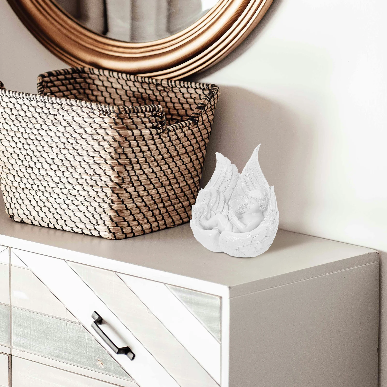 Resin Angel Statue Elegant Home Garden Decoration Living Room Bedroom Office Decorative Artware Angel Sculpture Gift
Resin Angel Statue Elegant Home Garden Decoration Living Room Bedroom Office Decorative Artware Angel Sculpture Gift