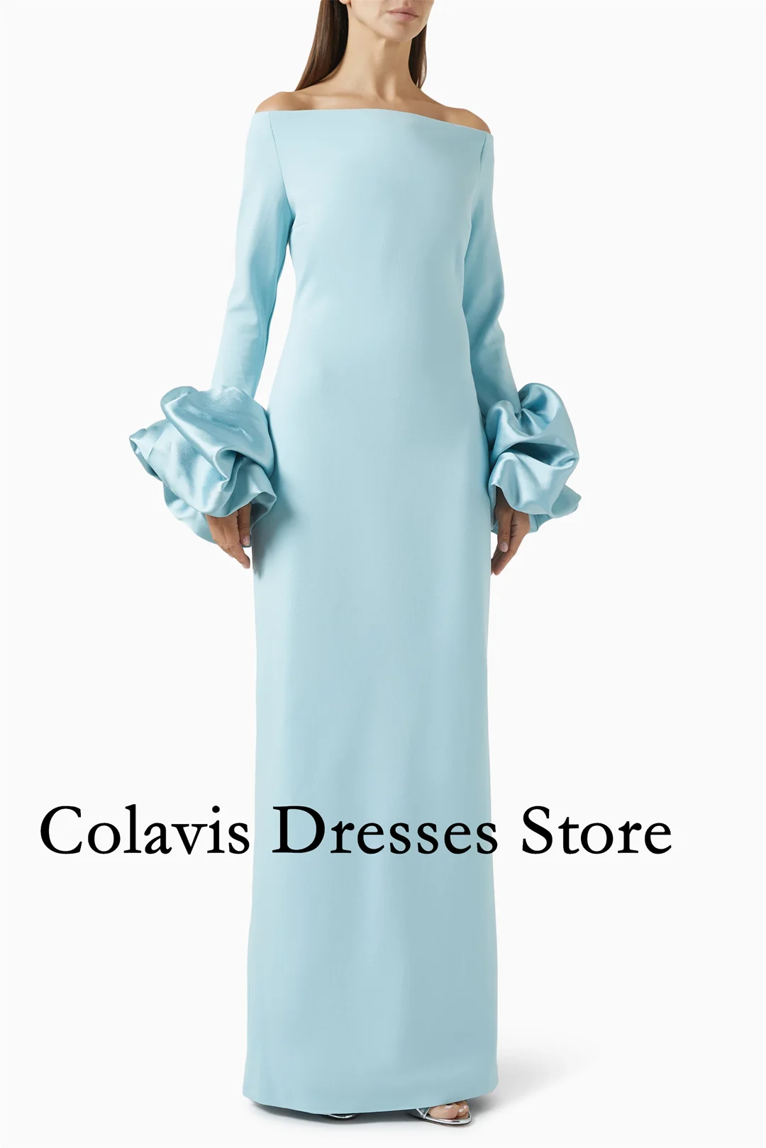 2025 Customized Off-Shoulder Talia Puff-Cuff Maxi Dress Prom Dresses Evening Dress Women Evening Gowns Formal Party Dress
2025 Customized Off-Shoulder Talia Puff-Cuff Maxi Dress Prom Dresses Evening Dress Women Evening Gowns Formal Party Dress