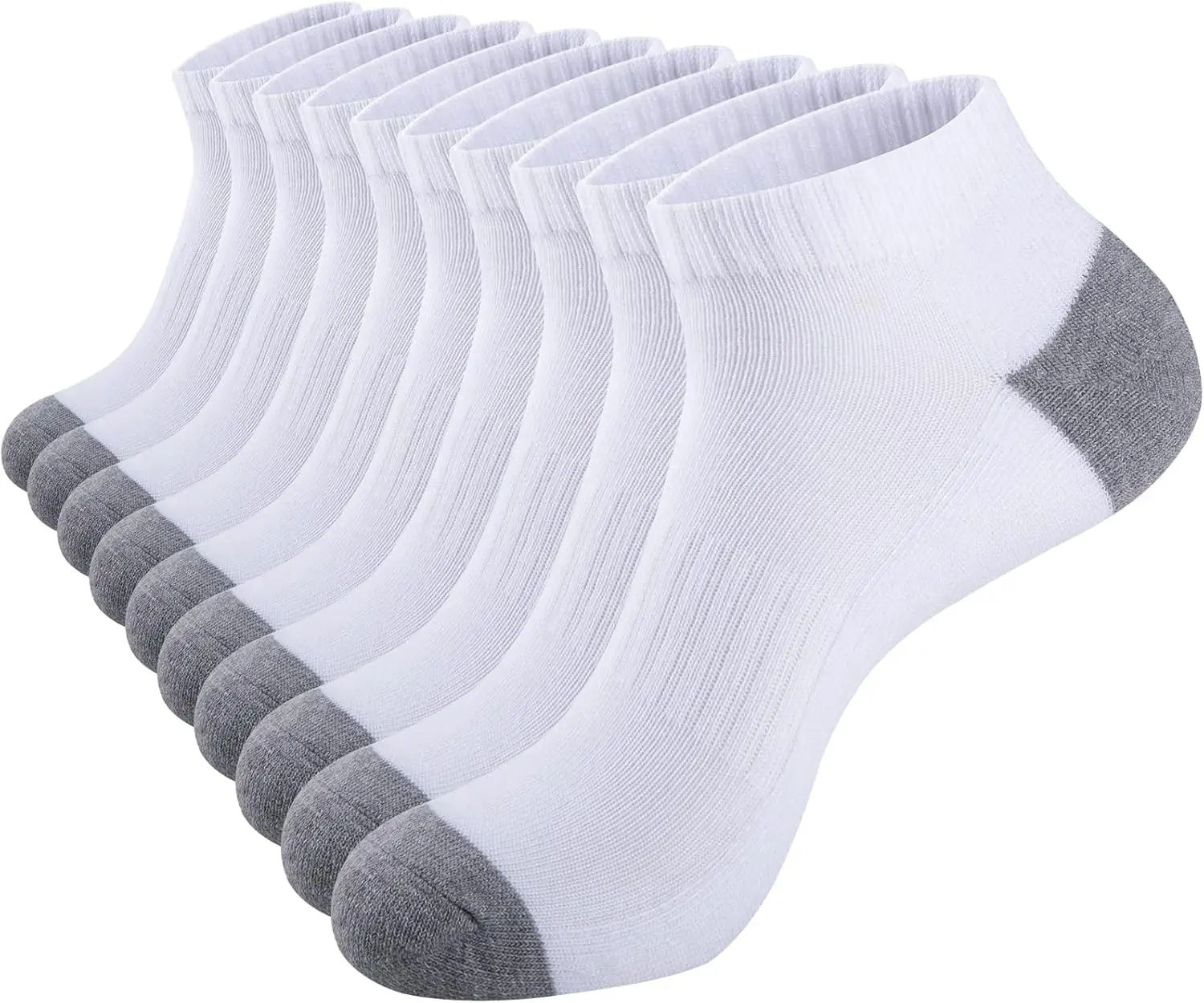 10 Pairs Men's Low Cut Ankle Socks Breathable Athletic Cushioned Comfort Fit
10 Pairs Men's Low Cut Ankle Socks Breathable Athletic Cushioned Comfort Fit