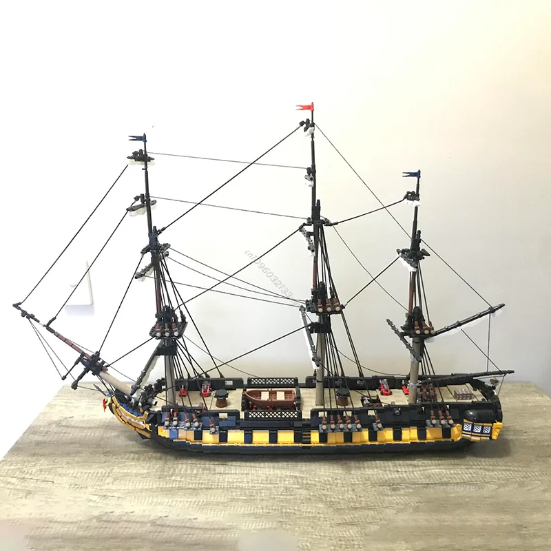 Новый MOC на заказ, европейские средневековые пираты, серия Hms Romulus, военный корабль, технический набор, головоломка «сделай сам», образование, детские игрушки на день рождения, подарки
Новый MOC на заказ, европейские средневековые пираты, серия Hms Romulus, военный корабль, технический набор, головоломка «сделай сам», образование, детские игрушки на день рождения, подарки