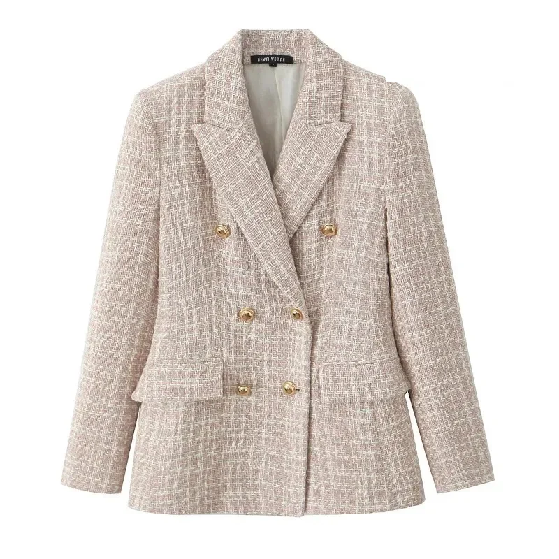 TRAFZR Urban Coats Blazers Female Elegant and Pretty Women's Coats England Style Plaid Tailored Coat Women's Autumn Coat
TRAFZR Urban Coats Blazers Female Elegant and Pretty Women's Coats England Style Plaid Tailored Coat Women's Autumn Coat