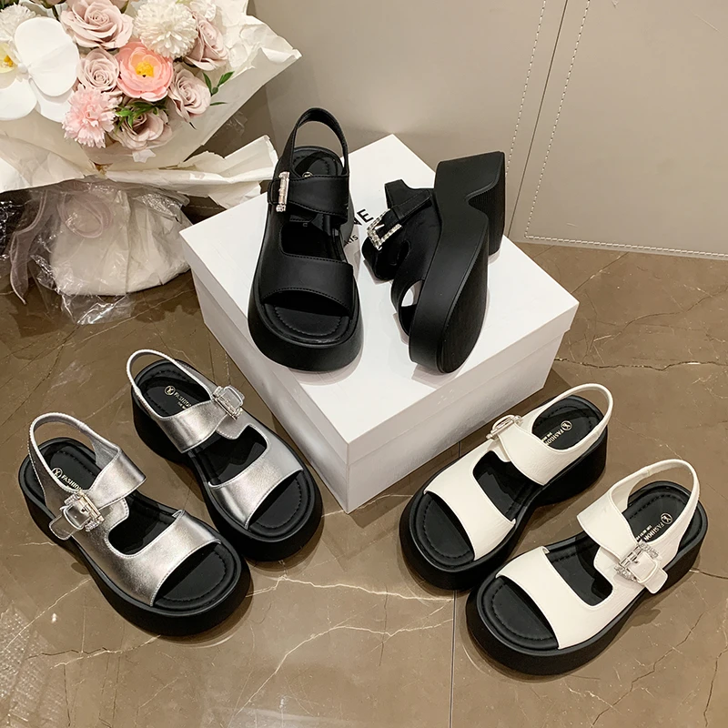 Women's Platform Wedge Sandals Adjustable Buckle Strap Open Toe Ankle Strap Casual Summer Shoes for Daily Office and Street Wear
Women's Platform Wedge Sandals Adjustable Buckle Strap Open Toe Ankle Strap Casual Summer Shoes for Daily Office and Street Wear