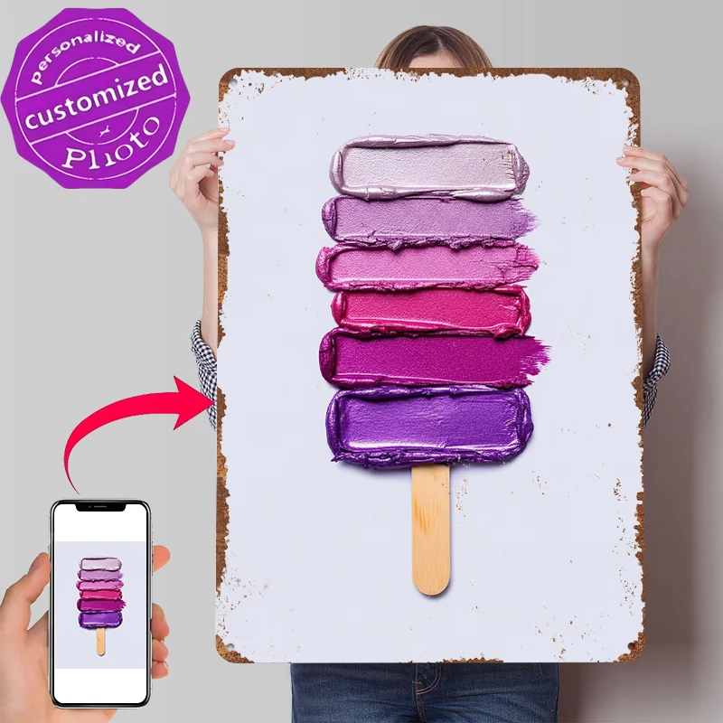 Purple and Pink Lipstick Swatches on a Stick Tinplate Poster Wall Art Retro Vintage Metal Signs for Fans Room Accessories House
Purple and Pink Lipstick Swatches on a Stick Tinplate Poster Wall Art Retro Vintage Metal Signs for Fans Room Accessories House
