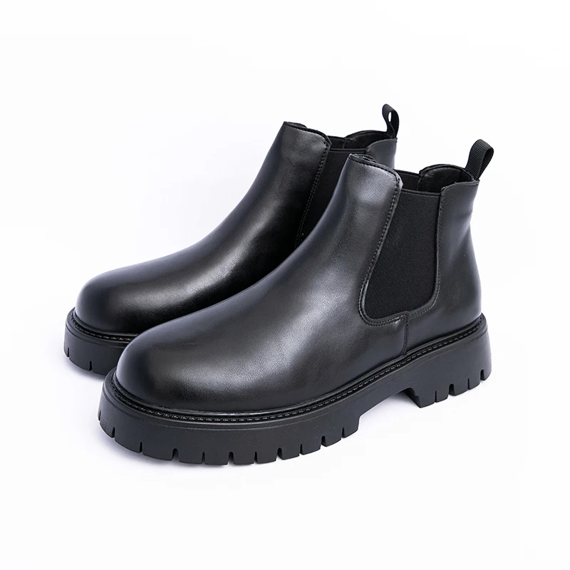 Men Chelsea Thick Bottom High Top Comfortable Classic Round Head Business Men Boots Size 38-46
Men Chelsea Thick Bottom High Top Comfortable Classic Round Head Business Men Boots Size 38-46