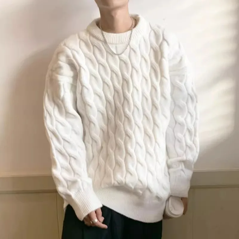 Retro Knitted Sweater Casual Bot Layer Boys Big Size Twist Spring Autumn High Quali Men's Loose Fit Polyester Long Sv...
Retro Knitted Sweater Casual Bot Layer Boys Big Size Twist Spring Autumn High Quali Men's Loose Fit Polyester Long Sv...