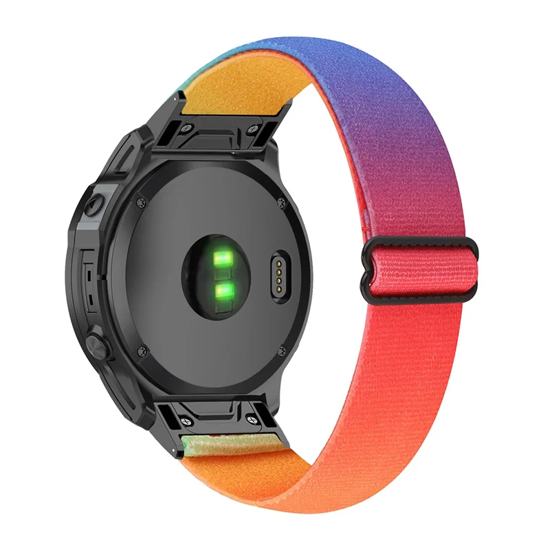 For Garmin Fenix 7X / Fenix 3 / Descent MK1 Elastic Nylon Watch Strap Smart Watch Band with Tool - Rainbow
For Garmin Fenix 7X / Fenix 3 / Descent MK1 Elastic Nylon Watch Strap Smart Watch Band with Tool - Rainbow