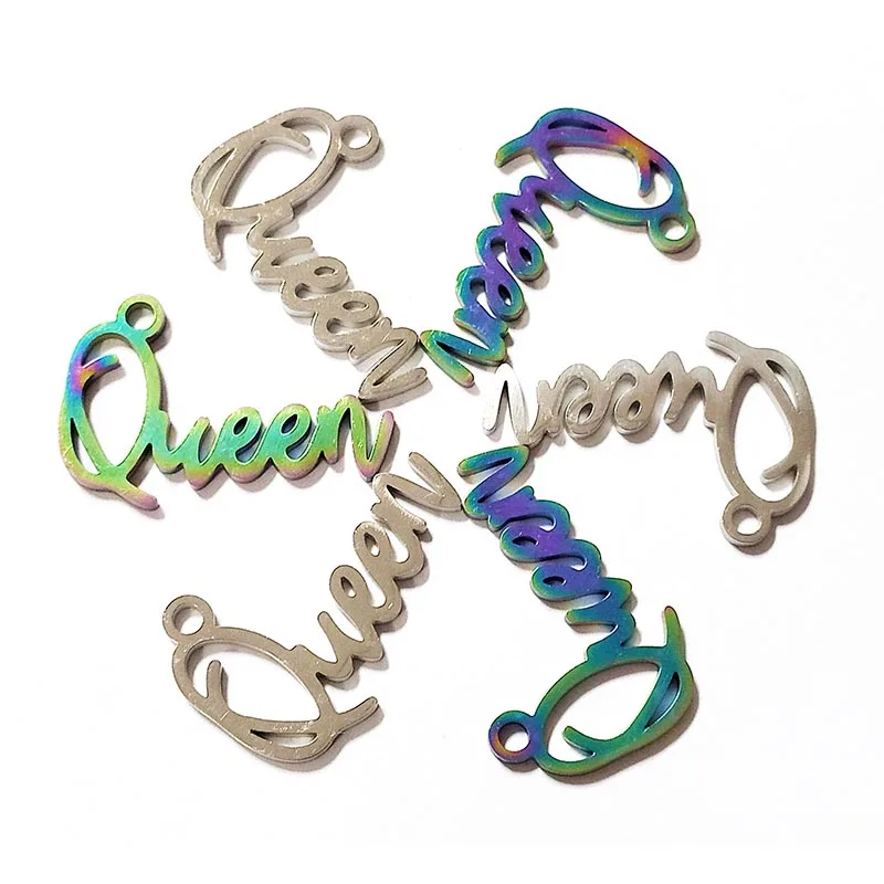 20pcs Queen Stainless Steel Mixed Letter Charms Fit For DIY Jewelry Making SSC007
20pcs Queen Stainless Steel Mixed Letter Charms Fit For DIY Jewelry Making SSC007